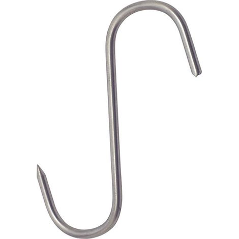 Gancho carnicero 120mm inoxidable f.cortes 10 pz