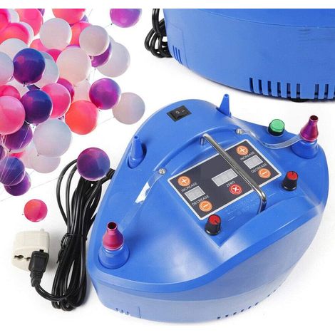 Pompe à ballon électrique 1200 W - Gonfleur à ballon - Gonflateur portable - Pour fête, mariage, anniversaire, publicité et décoration de festival