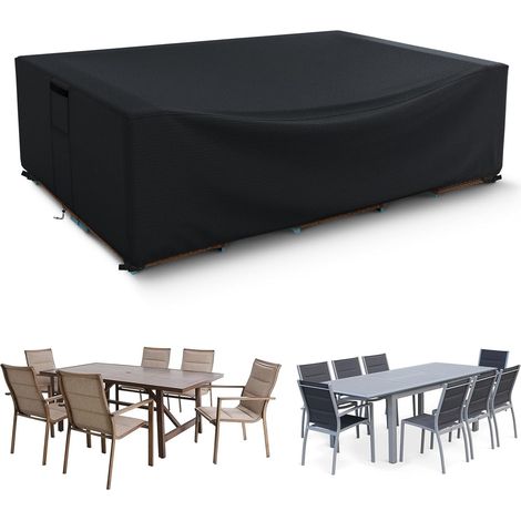 Copertura Tavolo Esterno Impermeabile, Tissu Oxford Copritavolo Esterno Impermeabile, Resistente All'Acqua, Alla Polvere E Ai Raggi Uv Telo Impermeabile Esterno (120190cm) (1/5)