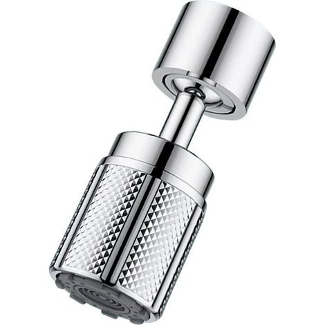 Ecleanfy - Aérateur de robinet universel pivotant 360°. 3 modes de jet, adaptateur 20/22/24 mm pour cuisine et salle de bain.