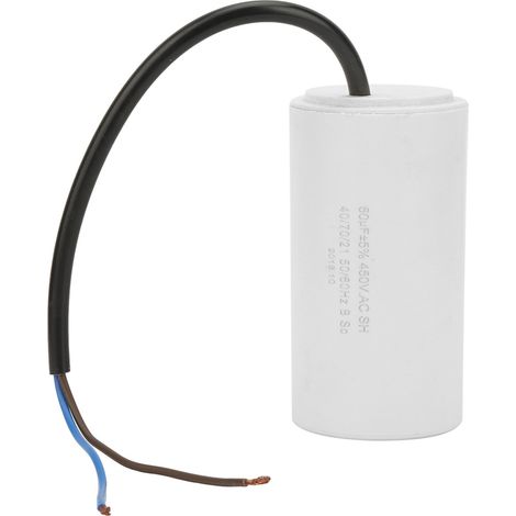CBB60 EcO Friendly Motor Running Capacitor 450V 60uf ESR 0.2 for Household Electric Appliance (1/5)