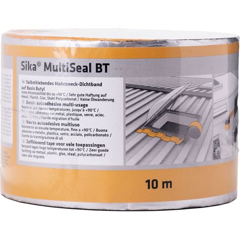 SikaMultiSeal BT Butyl-Dichtband mit Aluminiumfilm 10m x10cm (1/5)