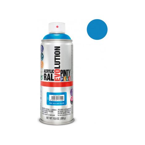 Pintura Spray PintyPlus Evolution RAL 5015 Azul Celeste 520cc
