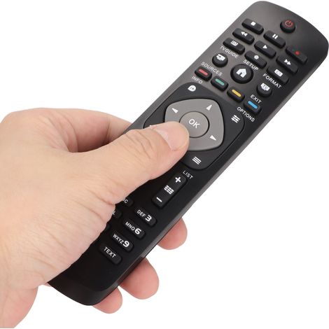 Télécommande universelle compatible Philips MB17562, pratique et intuitive pour TV. (1/5)