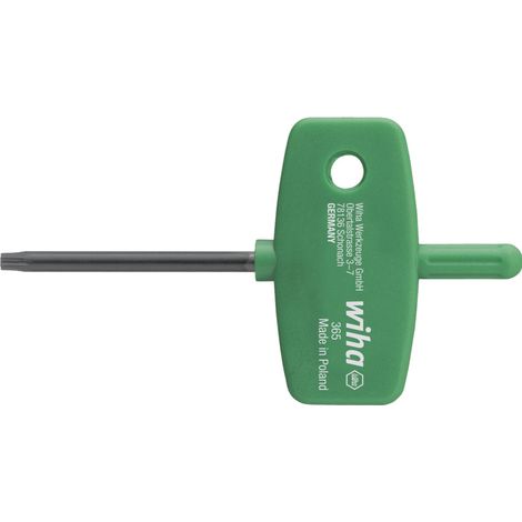 Wiha Llave Allen con mango de llave TORX®, acabado en oxidación negra T20 (01356)