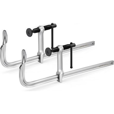 Kit de 2 serre-joints, 120mm serre-joints en acier forgé léger à usage modéré pour soudure et travail du bois (1/5)