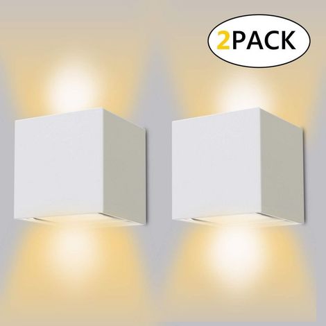 12-W-LED-Außenwandleuchte, 3000 K warmweiße Innenwandleuchte, IP65 wasserdicht, Außenwandleuchte für Wohnzimmer und Schlafzimmer (1/5)