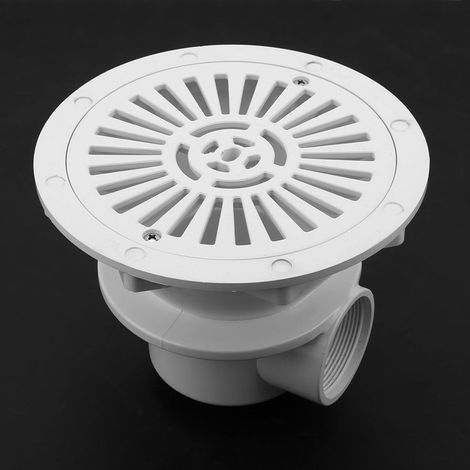 Bonde de fond de piscine blanche, bonde d'arrivée d'eau G2, accessoire de vidange (1/5)