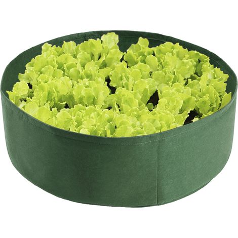 Pot de Culture en Felt 127x30cm/92x30cm/60x20cm Soft Pot pour Jardins d'Herbes Fleurs Vegetables et Fruit - Sac de Culture 15/50/100 Gallons. (1/4)