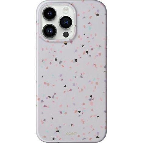 Coque pour iPhone 14 Pro Max uniq Coehl Terrazzo Sable (1/5)