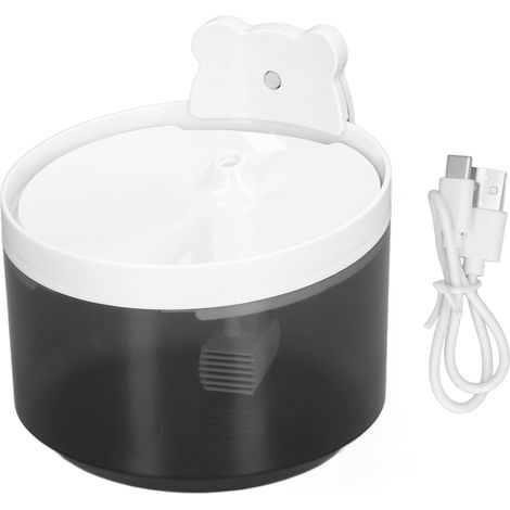 Fontaine à eau pour chat, circulation automatique avec filtration, silencieuse, intelligente, distributeur d'eau pour chien, démontable. (1/5)