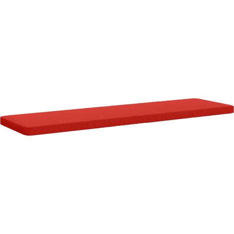 Cojín para banco de 1 pieza VUGHT 100% Poliéster Rojo vidaXL (1/5)