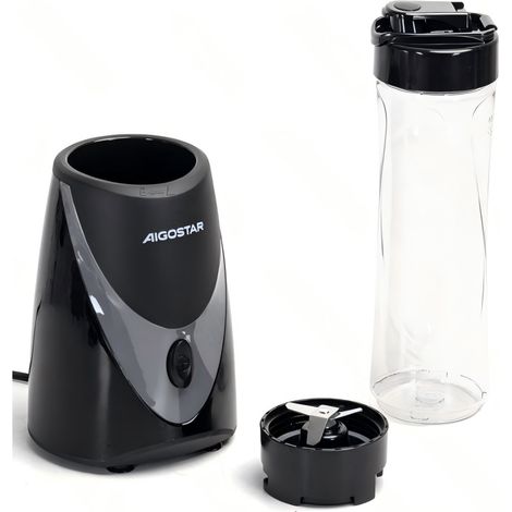 Blender Portable Aigostar 250W 0.5L – Mixeur Smoothie & Jus avec Gobelet de Voyage, Mini Blender Compact pour Maison et Bureau (1/2)