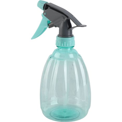 Pulvérisateur à main 500ml buse réglable design ergonomique en plastique vert pour arrosage plantes d'intérieur et jardin compact (1/4)