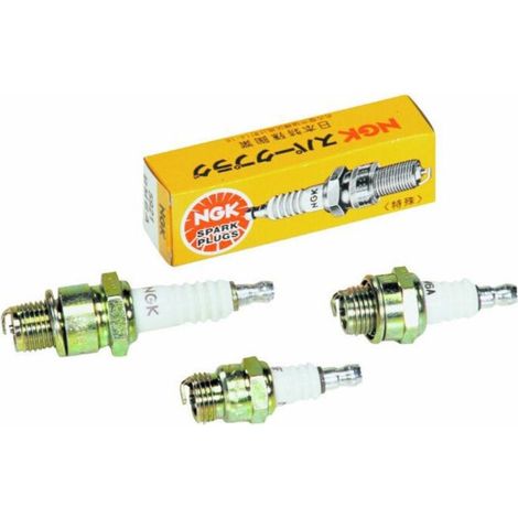 Lem Select – Bougie d'allumage NGK BPR6ES – Performance fiable pour tronçonneuses et débroussailleuses – Ouverture clé 21mm, diamètre filetage 14mm