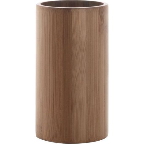 Sapho Gedy Altea - Tazza per spazzolino e dentifricio per stare in piedi, bambù AL9835 (1/5)