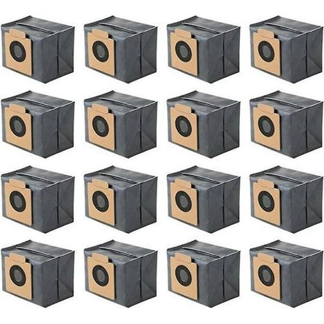 16 Pack Dust Bags compatible with Clean X8 Pro / X10 Pro Omni Robot Vacuum Self-Empty Station, Large Capacity Disposable Bags-B3 (1/5)