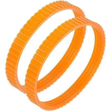 Lot de 2 courroies d'entraînement de rabot électrique 238 mm – Largeur 9,6 mm – Transmission douce et silencieuse – Pour bois dur - 1900B (1/4)