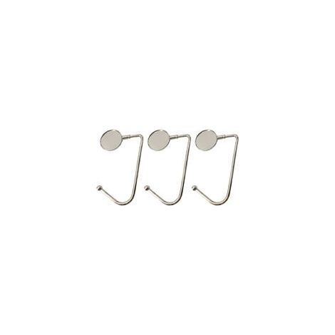 Ganchos de mano largos, ganchos metálicos redondos, pinzas para calcetines, ganchos para calcetines navideños (1/5)