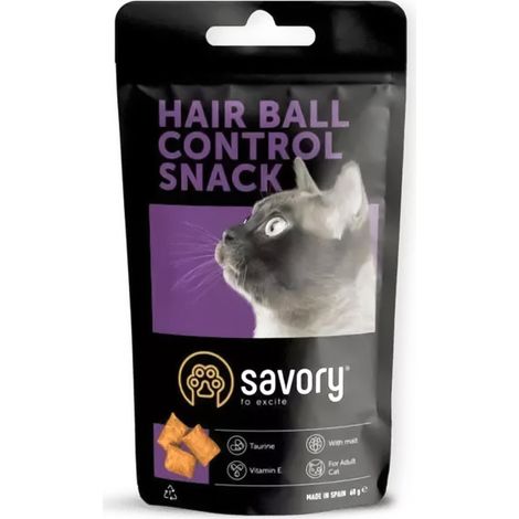 Snack salado para el control de bolas de pelo: una golosina para gatos. (1/2)