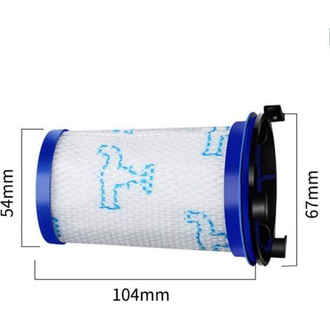 Lot 2 filtres HEPA pour robot aspirateur Rowenta ZR009001 Corvina (1/5)