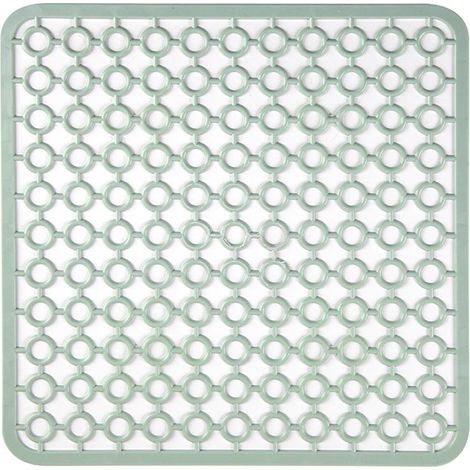 Salvaplatos para fregadero cuadrado 30 cm Verde claro (1/4)