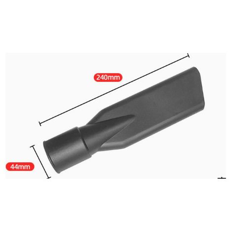 Embout pour fentes d'aspirateur avec insert rond de 44 mm buse d'aspirateur de 24 cm. (1/3)