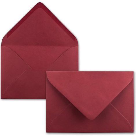 Briefumschläge – 50er-Packung – 158 x 108 mm – Fensterlose Briefumschläge mit selbstklebender Rückseite – Geeignet für Grußkarten und Einladungen (1/5)