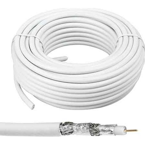 CAVO TV COASSIALE  Ø 6,2 mm - 75 Ohm Q.TA 100