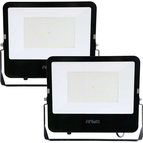 Set di 2 proiettori LED da esterno ARA PRO 22960 Lm IP65 Classe D da 200W  Température de Couleur: 6000K bianco freddo
