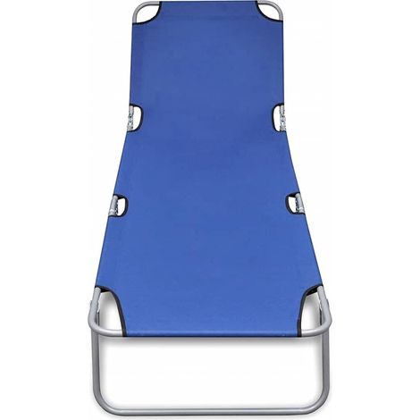 Maison Exclusive - Tumbona plegable de acero con recubrimiento po (1/5)