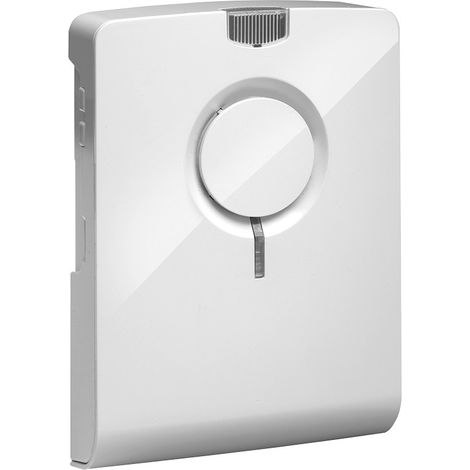 Grothe ECHO 120 Timbre HiFi, blanco, luz estroboscópica LED, regulable, 43531