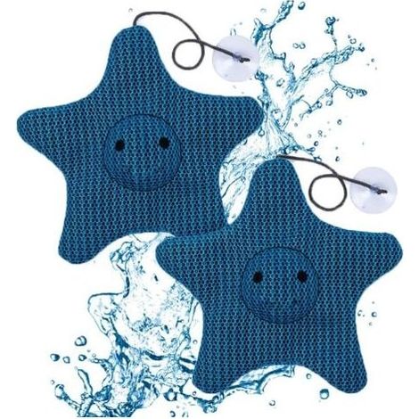 Éponge Absorbante de Piscine, Absorbeur de Mousse Réutilisable, Éponge Filtrante de Spa, Filtre à échelle Tourbillon Triple Couche Absorbant de Piscine (2 Pièces) (1/4)