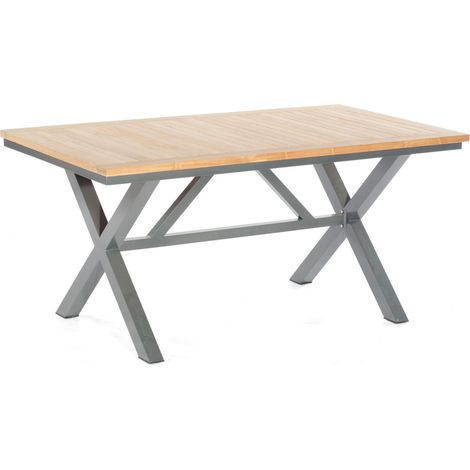 Sonnenpartner Gartentisch Base-Spectra 160x90 cm Aluminium anthrazit