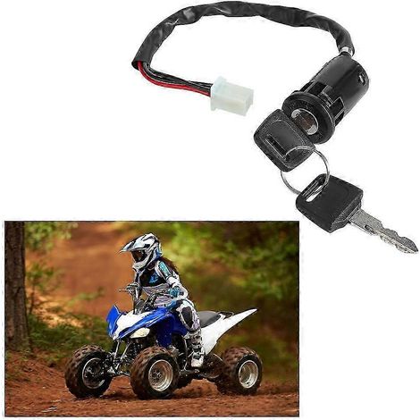 Interrupteur d'allumage ATV à 4 fils compatible avec TaoTao et divers modèles de voitures. (1/5)