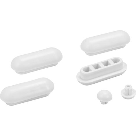 Puffersatz TEC365071 Abattant de toilette Tarox Plus, Roda, Dolo & Calisto-White en plastique avec amortisseur et tampon (1/5)