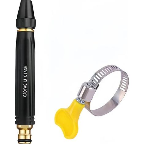 Nettoyeur haute pression portable réglable, pistolet multifonction pour extérieur — 1 arroseur + 1 pince (1/5)