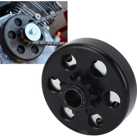 Embrayage 10 dents à alésage de 3/4" avec chaîne n° 420 pour mini-moto, kart, Predator 212, tondeuse à gazon et moteur Honda GC GX 2-6,5 CV