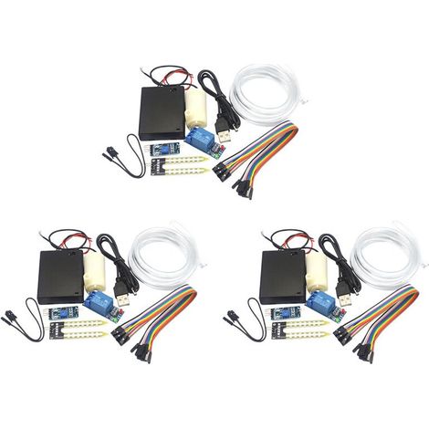 3-teiliges automatisches Bewässerungsmodul-DIY-Set mit Feuchtigkeitserkennung und automatischer Wasserpumpe
