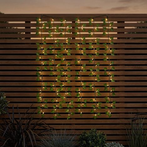 1.8m Ivy Leaf LED Garden Curtain Lights (1/2)