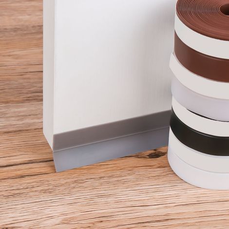 Guarnizione in silicone da 5 m, colore bianco, per porte.