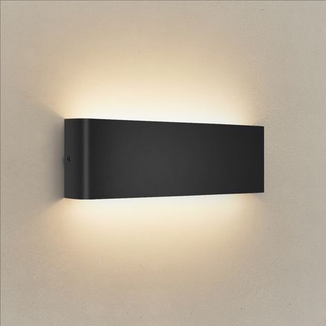 Wandleuchte Innen 30CM, 12W Wandlampe mit Up und Down Lichtquelle, 3000k Warmweiß Moderne LED Lampe, Wandlichter aus Aluminium-Druckguss (1/5)