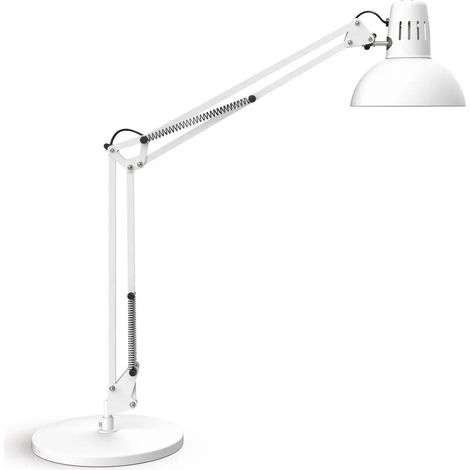 [GEBRAUCHT] B-Ware Maul Led Schreibtischleuchte Tischlampe Mau Lstudy Weiß Stahl 49 Cm E27