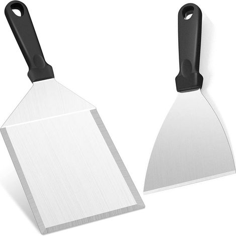Grillwender, Teppanyaki-Wender, Küchenwender-Set, 2-teiliges Set