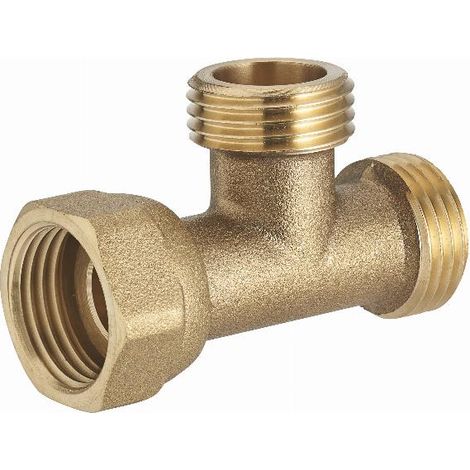 T doble macho hembra de latón con tuerca libre MMF3/8 (12x17) NOYON & THIEBAULT - 803739 (1/2)