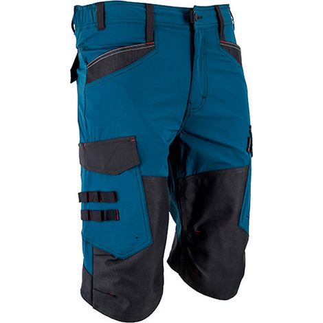 Bermuda cargo bicolore multipoche Ripstop Stretch LMA NAVIRE Cobalt 54