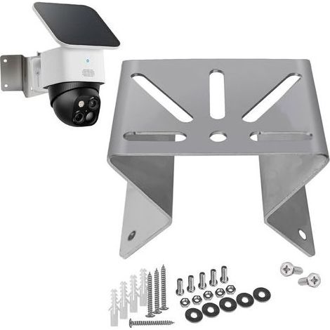 Support d'angle extérieur en métal pour caméra PTZ de petite taille, support en acier inoxydable à large angle de vue Adaptateur de caméra de surveillance CCTV (1/5)