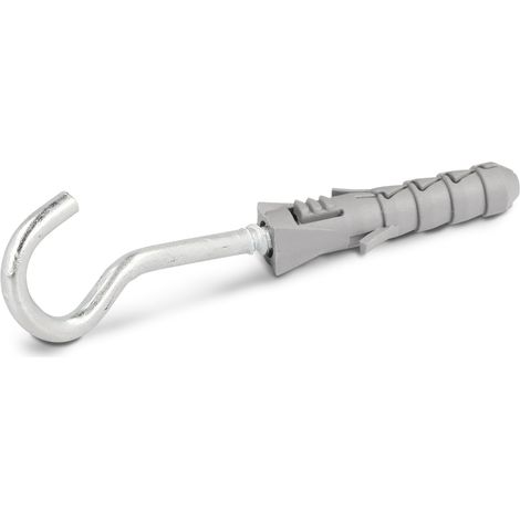 Tassello di espansione FIX 6x30 mm con gancio a soffitto - blister - 6 pezzi (1/3)