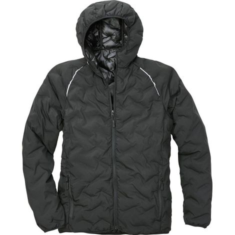 Steppjacke Reflektoren schwarz Größe L