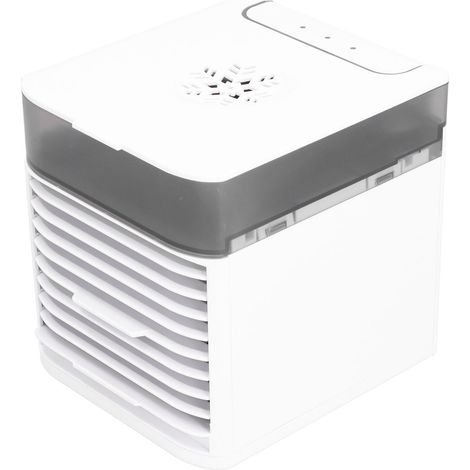 Mini climatiseur Portable alimenté par USB, ventilateur de refroidissement électrique amovible, pour la maison et le bureau, nettoyage d'écran tactile (1/5)